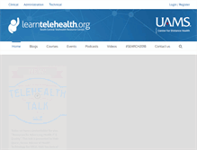 Tablet Screenshot of learntelehealth.org